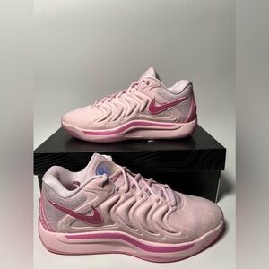 Nike KD 17 NRG Aunt Pearl Pink Basketball Shoes FZ1518-600 New
